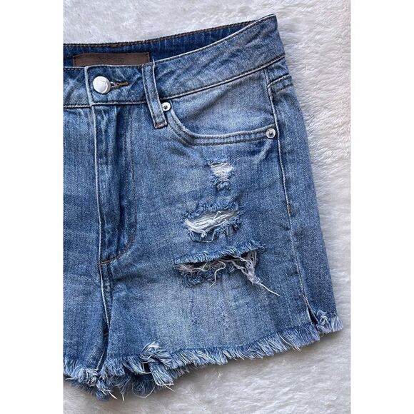 Joe’s Jeans Kiernan Distressed High Rise Cutoff Short, Size 26 - Picture 7 of 16
